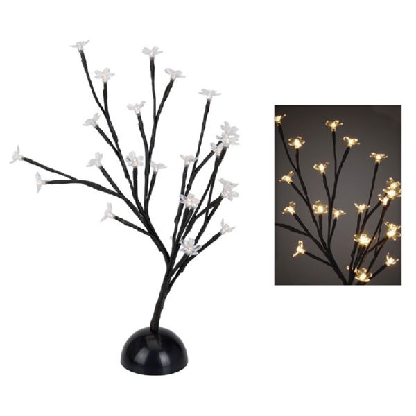 Arbol navide&ntilde;o 24 flores LED.