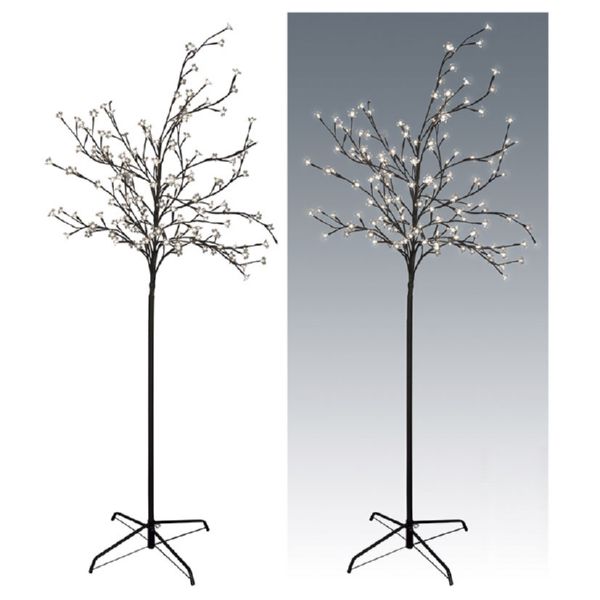 Arbol navide&ntilde;o flores LED.