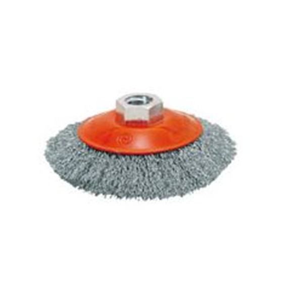 Cepillo taza c?nico alambre ondulado RAT