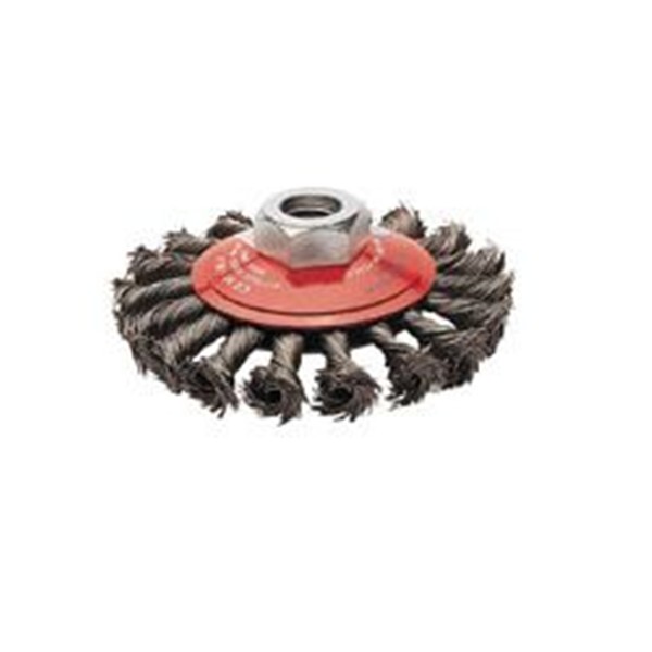 Cepillo taza c?nico alambre trenzado RAT