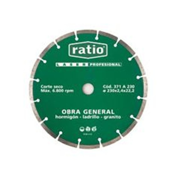 Disco diamante profesional.