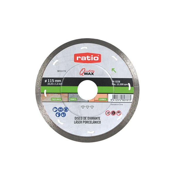 Disco diamante Turbo porcelánico Fast/Cl