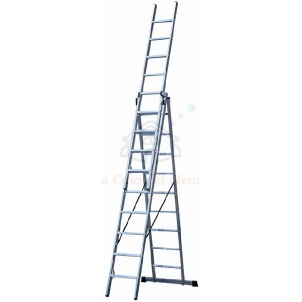 Escalera industrial 3 tramos Rolser