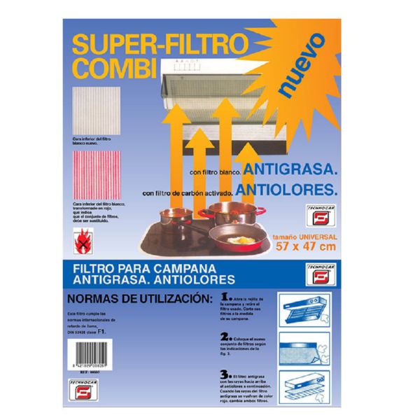Filtro campana cocina.