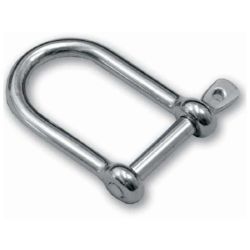 Grilletes anchos inox. Aisi 316 cabeza p