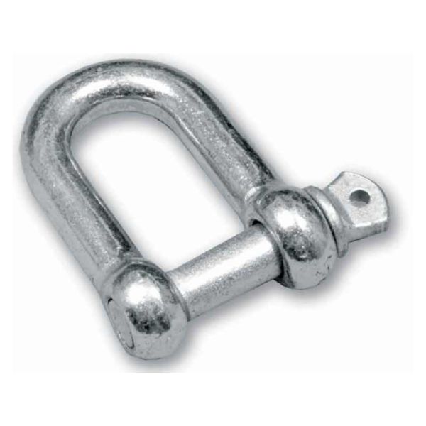 Grilletes rectos galvanizados cabeza pun