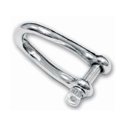 Grilletes revirados inox. Aisi 316 cabez