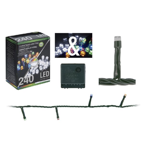 Guirnaldas LED exterior.