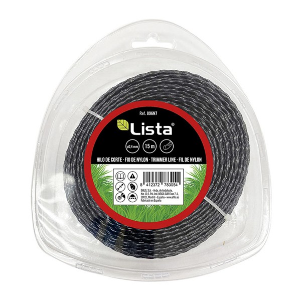 Hilo nil?n desbrozadora LISTA trenzado