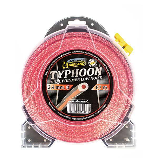 Hilo nilón desbrozadora GARLAND Typhoon