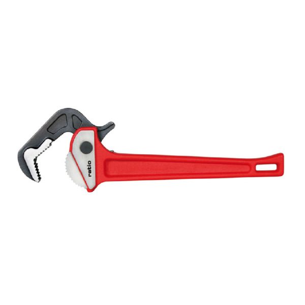 Llave ajustable de tubos Quickpress.