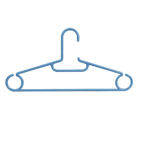 Percha recta 40 cm con barra y ganchos l