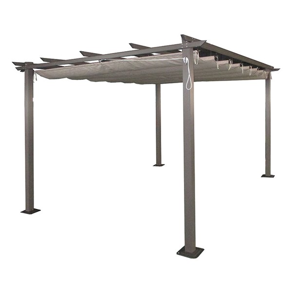Pérgola aluminio 3x4xh.2,3 m.