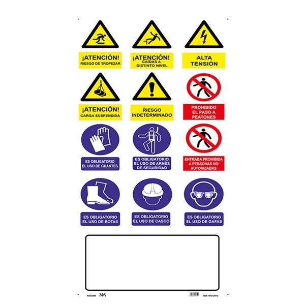 Señales de uso obligatorio múltiple NMZ
