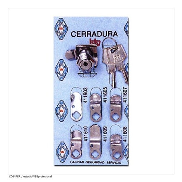 Set cerradura y pala buzones BTV.