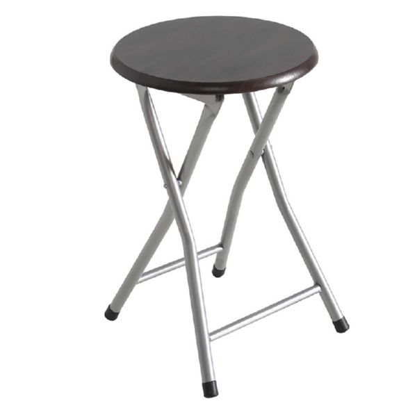 Silla y taburete plegable.