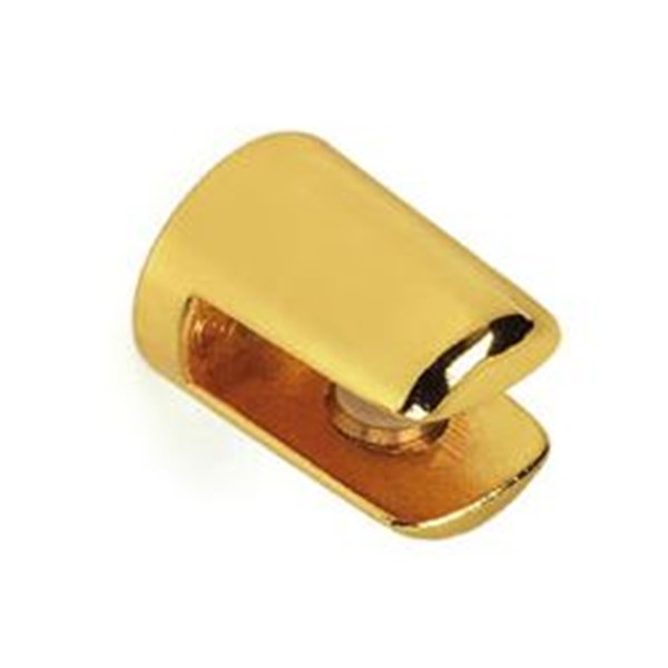 Soporte metálico estante cristal.