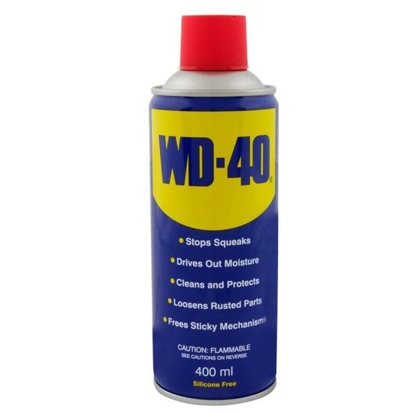 Spray lubricante multiuso WD-40.