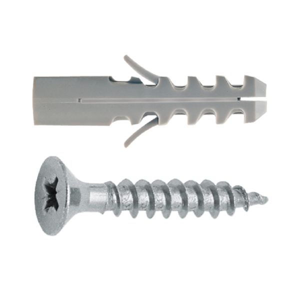 Taco nil&oacute;n + tornillo aglomerado.