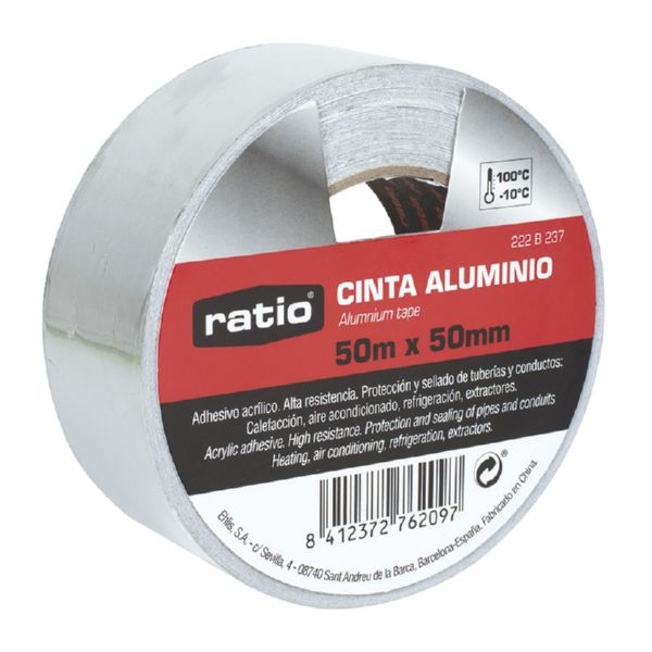 Cinta de aluminio RATIO.