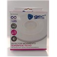 DETECTOR MOVIMIENTO SUPERFICIE TECHO REGULABLE DIAMETRO 115X24MM 240V 360g IP20 GSC