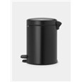 BRABANTIA Cubo de Pedal NewIcon 5 L MATT BLACK