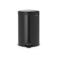 BRABANTIA Cubo de Pedal Newicon 20 L  Matt Black