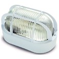 APLIQUE OVAL BLANCO E-27