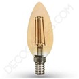 BOMBILLA VELA GOLDEN 2,2 W 2200K 200 LM FILAMENTO