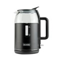 Hervidor de agua negro y cristal desde 0,5 L hasta 1,5L Bourgini