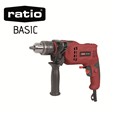 Taladro percutor RATIO RB-T550. 550 W. Portabrocas 13 mm.