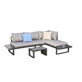 Conjunto Stelton sofa 2 plazas + mesa auxiliar