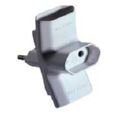 Adaptador 3 tomas bipolar 10A 250V~. Indesmontable.