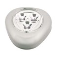 Aplique portatil 3 led. Tipo Push Blanco