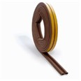BURLETE TIPO P ADHESIVO 6M MARRON