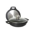 CACEROLA BAJA 20CM.INDUCCION C/TAPA