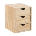 Cajonera 3x1 rechapado pino