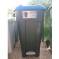 CONTENEDOR BASURA ECO 120L GRIS C/PEDAL