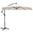 PARASOL ALUMINIO 3 MTS C/CRUDO